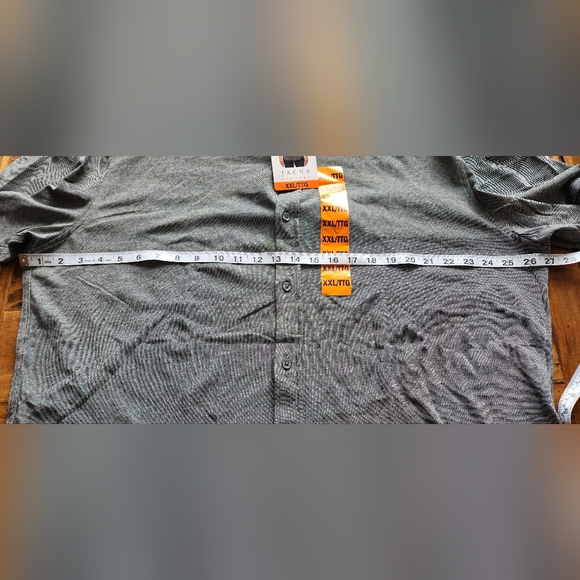 JACHS NEW YORK MEN'S SHORT SLEEVE SHIRT XXL Black NWT - Picture 13 of 14